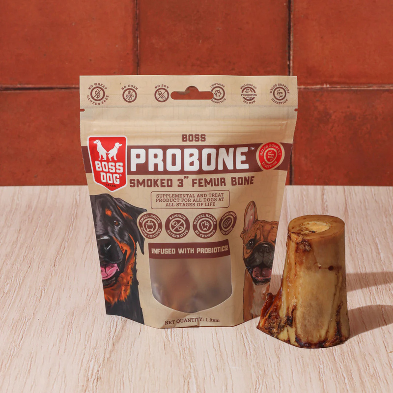 Smoked Knee Caps w/Probiotics (PROCAPS) Boss Dog) 2pk