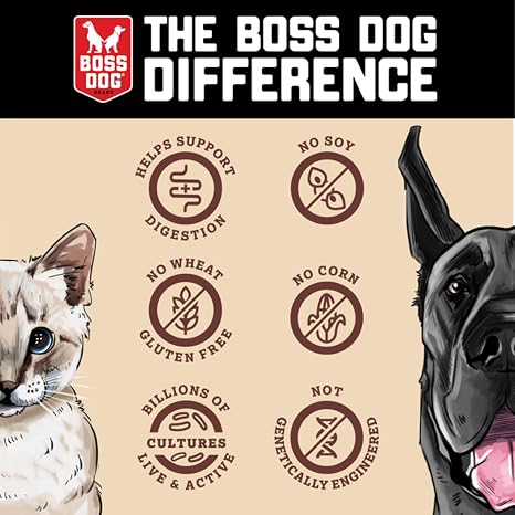Boss Dog Proballs Treats (Dogs & Cats), Beef Recipe, 3 oz Bag