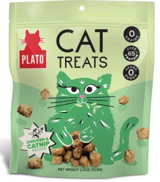 Plato Air-Dried Cat Treats Chicken Recipe – 2.5 oz