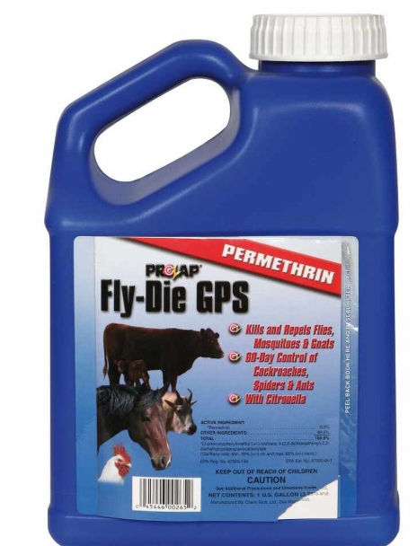 Prozap Fly-Die Blaster Ready-to-Use Livestock & Horse Fly Spray – 1 Gallon